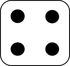 dice four